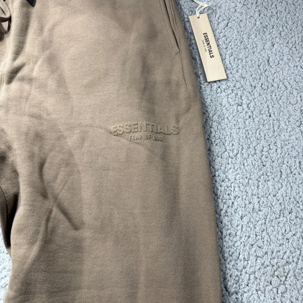 Fear of God Essentials Brown Fleece Sweatpants‎ Straight Leg XL NEW